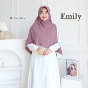 Azmeela Emily Khimar Semi Instant Crinkle Ironless Anti Kusut