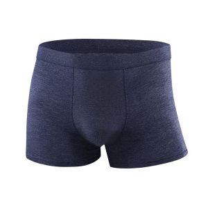 Large Size Man Underwear Ice Silk Mens Boxer Shorts Breathable U Convex Pouch Panties Plus Size Elastic Comfortable Underpants