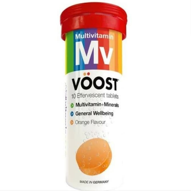 VOOST MULTIVITAMIN EFFERVESCENT 10 TABLETS MADE IN GERMANY Lazada
