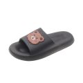 OFM-S59 Sandal Wanita Motif Beruang Anti Slip Nyaman Empuk / Sandal Rumah Slip-On / Sendal Bear. 