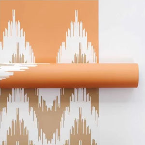 20 Lembar Kertas Buket Motif Tribe Lurik Flower Wrapping Paper Cellophane Totem Tribal / Kertas kado KB6176