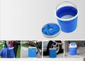 Xô đựng nước 11L gấp gọn tiện dụng cho việc rửa xe, đi du lịch. 