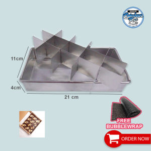 PROMO HARGA CETAKAN LOYANG KUE BROWNIS MOTIF SEKAT BAHAN ALUMUNIUM TEBAL