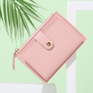 Women Short Wallet Fashion Simple PU Leather Small Purse Ladies Card Bag Women Clutch Bag Female Purse Money Clip Wallet