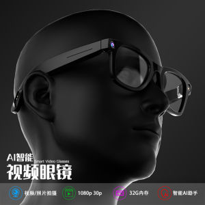 HD Camera Ai Smart Glasses 800W Pixel Video Recording Photo Recognition Voice Translation Music Playback Call Answering