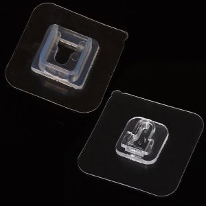 Double Sided Wall Mount Self Adhesive Hook No Trace Punch-free Multifunctional Adhesive Hook Storage Artifact