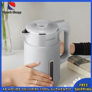 Vktech Fast Boiling Electric Kettle 1.5L with Auto Shut-Off Cordless Operation and Durable Stainless Steel Body