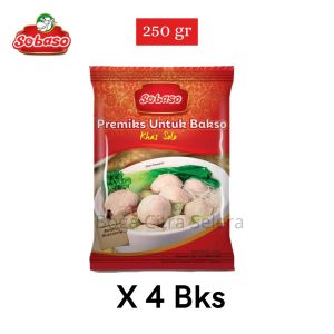 Tepung Bakso Khas Solo Sobaso 250gr ( x 4 Pcs )