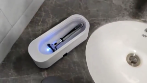 Ultrasonic Cleaner Portable Low Noise Ultrasonic Cleaner Machine for Ring Silver Retainer Eyeglass Watch