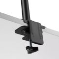 Adjustable Monitor Mount Plate Reinforcement for Enhanced Monitor Stand Stability Supports Various Angles and Heights. 