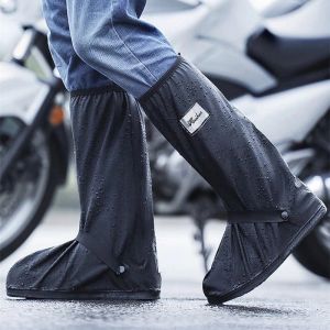 Ủng Bọc Giày Đi Mưa Chống Nước PVC Đế Cao Su Chống Trượt - Bao Giày Đi Xe Máy Chống Bùn Đất Gấp Gọn