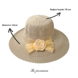 Topi Pantai wanita pelindung UV -Summerhat Pantai import T74