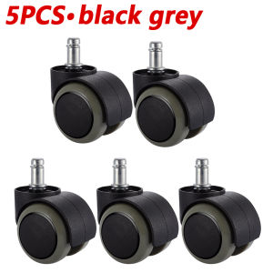 2 Inch Universal Office Chair Wheels 360 Degree Swivel Silent Rubber Wheels