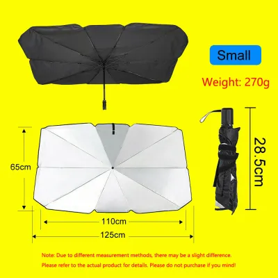 (1-3 Days Delivered)AMBRELLA Outdoor Car Sun Umbrella Sun Shields Dash Covers front windshield Umbrella UV protection Sunshade retractable folding
