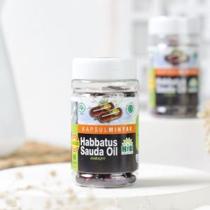 HIU – HABBATUS SAUDA OIL Kapsul Membantu Memelihara Kesehatan Tubuh Herbal Indo Utama Isi 60/120/200 Kps