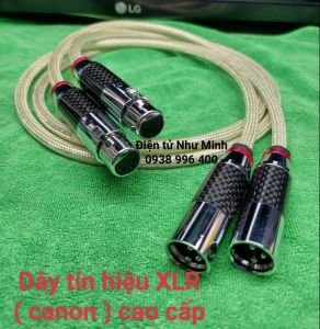 Dây Canon Loại Tốt - Dây XLR Cao Cấp - Dây balancing canon ( GIÁ BÁN 1 CẶP )