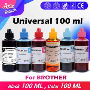 AXIS BRANCH น้ำหมึกเติม Universal 100ml. สำหรับ Brother BT-D60/BT5000/BT6000/T300/T310/DCP-T5000W/T510W/T300/T310/T700W/T710W/MFC-T800/T810W/T910DW