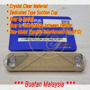 RFID HOLDER TNG TOUCH N GO SMART TAG RFID STICKER PLUS NON METAL (READY STOCK)