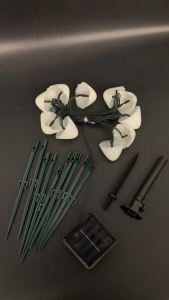 Mushroom Solar Lights Pathway Outdoor For House Colored Stake Solar Powered Walkway Waterproof Backyard Warm White Landscape String Yard Decor Lawn Ground Patio Garden Decorative