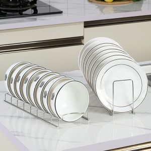 Nhà Bếp Tổ Chức Giá Bát Đĩa Inox Khô Kệ Giá Để Ráo Nước Cho Dao Kéo Dụng Cụ GA625