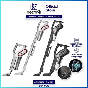 COD Deerma Penyedot Debu Vacuum Cleaner 2 in 1 DX700 / DX700S / penyedot debu ruang tamu kamar lantai mobil terbaik serbaguna rumah tanpa kabel sofa portable / alat penyedot debu dinding bulu kucing vacuum cleaner kaca bolde super murah karpet udara