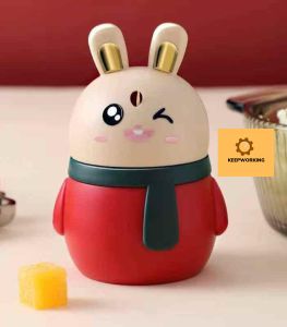 KEEPWORKING Cute Bunny Toothpick Holder Dispenser Kitchen Accessory Perfect for Holidays and Gifts