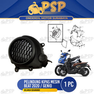Pelindung Kipas Mesin Genio - Cover Comp Cooling Fan Tutup Pengaman Magnet Magnit Kipas Mesin Honda