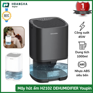 Máy Hút Ẩm Gia Đình Youpin H2102 - Khử Ion Và Lọc Không Khí - Chống Ẩm Bảo Đảm Sức Khỏe An Toàn - Bảo Hành 2 Năm