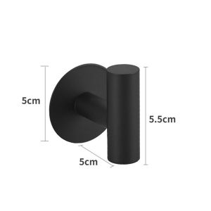 SZXBOGS สร้างสรรค์และสร้างสรรค์ สำหรับเสื้อผ้ากระเป๋าหมวก ตะขอสำหรับตกแต่ง 304สแตนเลสสตีล ตะขอเสื้อคลุม ที่แขวนผนัง ราวแขวนแขวน ที่วางกุญแจ