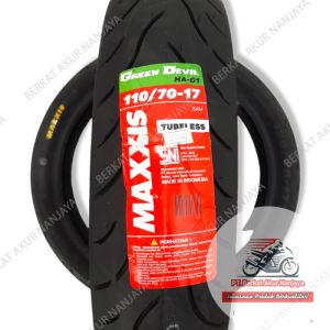 Ban Maxxis 110 70 17 Ban Luar Green Devil MA G1 Tubeless Free Pentil