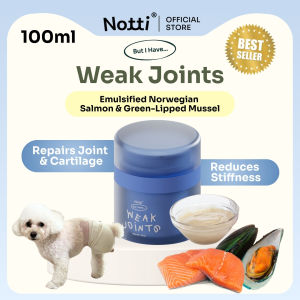 Notti [But I Have Weak Joints] Joint Bone Support Omega-3 Fish Oil Supplement (Salmon & Mussel) For Dogs & Cats