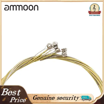 Acoustic Folk Guitar Strings Replacement Full Set 6pcs(.009-.045) Steel Core Copper Alloy Wound with End Ball Medium Tension