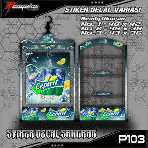 Stiker Sangkar Burung KosanKotakKoper.Berkualitas.MuraiKacerCendet