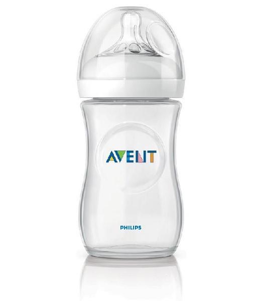 Original Avent Natural Bottle Wide Neck 9oz Loose Pack Baby