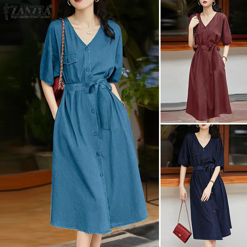 Clearance Sale】MOMONACO ZANZEA Korean Style Women's Dresses