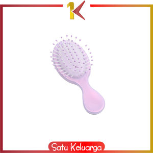 SK-C1146 Sisir Rambut Anak Polos Anti Kusut Warna Pastel / Sisir Rambut Pijat Anak Wet Brush Mini