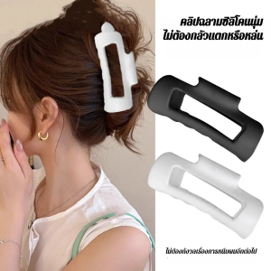 คลิปปลาฉลามซิลิโคนทนทาน คลิปหนีบผมนุ่ม