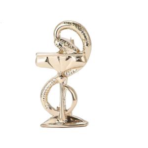 Exquisite Snake Brooch With Fine Details Alloy Construction Suitable For Trendsetters Seeking Individuality