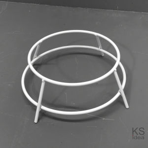 ขาตั้งกระถางต้นไม้ ขาตั้งเหล็ก ขนาดเล็ก วงกลมเส้นผ่าศูนย์กลาง 5 นิ้ว