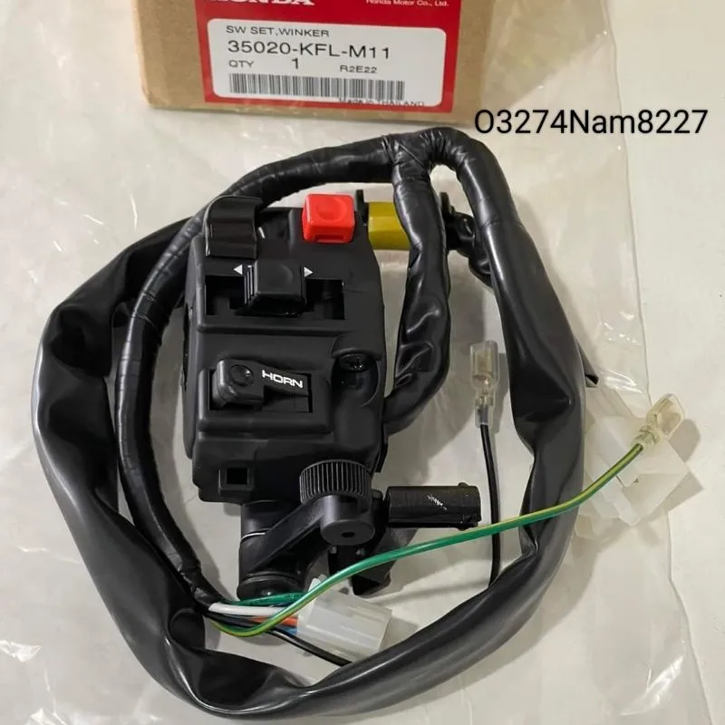 Cùm công tắc trái xe WAVE thái Alpha ZX zin chính hãng Cùm Công