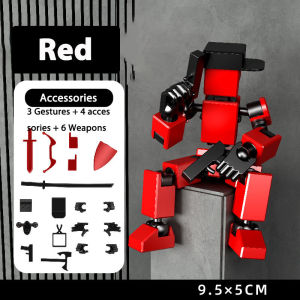 Sweet Home.my 3d Printed Action Figure Multi Joint Robot Toy Flexible Posable Desk Display Collectible Stress Relief Rumah Tangga
