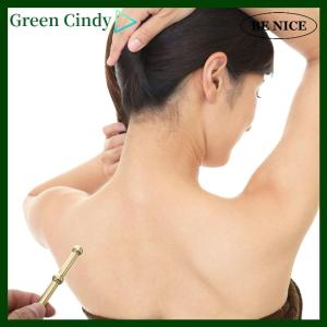 [Green Cindy] Tinh khiết đồng bấm huyệt bút tai bấm huyệt massage thanh cải thiện thị lực châm cứu điểm Massager bấm huyệt kinh tuyến massage bút