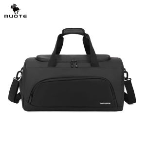AUOTE กระเป๋ากีฬากระเป๋าออกกำลังกายอเนกประสงค์สำหรับผู้ชายและความจุขนาดใหญ่สำหรับผู้หญิงกระเป๋าถือแฟชั่นกระเป๋าสะพายไหล่สำหรับผู้ชายและผู้หญิงกระเป๋าเดินทางชิ้นส่วนแห้งและเปียกกระเป๋ากีฬากันน้ำกระเป๋าดัฟเฟิลกระเป๋ากีฬาท่องเที่ยวแฟชั่นกระเป๋าโยคะ