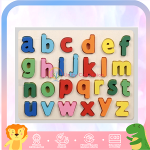 Puzzle Kayu Chunky Landscape Mainan Edukasi Belajar Angka Huruf Shapes