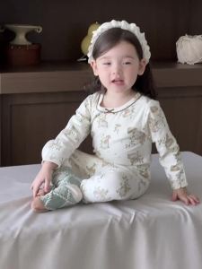 Toddler Autumn Clothes for Girls Autumn Childrens Clothing Childrens Autumn Pajamas Set Autumn Outfits Girls Homewear