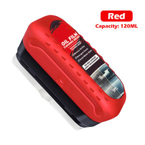 120ML Glass Oil Film Remover Glass Oil Film Remover Brush Untuk kKereta Lembaga Pembersihan Kaca Untuk Cermin Depan Berus Pembersihan Filem Minyak Boleh Dia Semula 汽车玻璃油膜清洁刷Pembuang filem minyak kaca