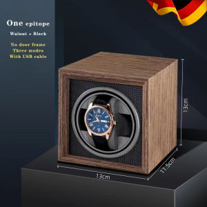 BLUETIDE watch winder box automatic 1 2 4 slot Wooden watch box Mechanical watch storage box with Mabuchi Motor watch shaker