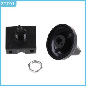 ZTOYL 4-Position 3-Speed Fan Selector Rotary Switch Governor with Knob 13AMP 120V-250V