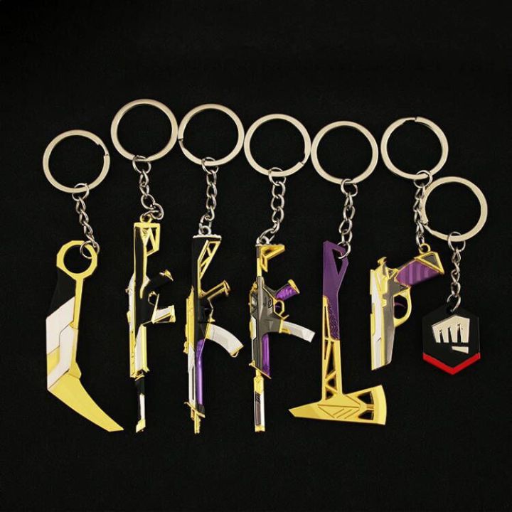 Valorant Weapon Prime Collection Karambit Vandal Keychain Model Reaver
