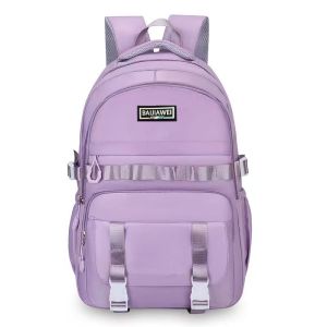 TB BAG #4071 FASHION NYLON 16INCHES CASUAL BACKPACK WITH MULTI-POCKET AND LAPTOP-COMPARTMENT FOR WOMEN